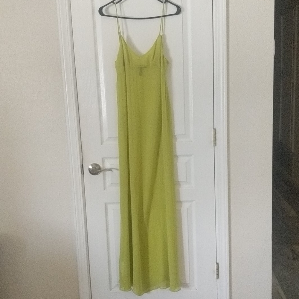 BCBGMaxAzria Deanne Sheer Slip Dress